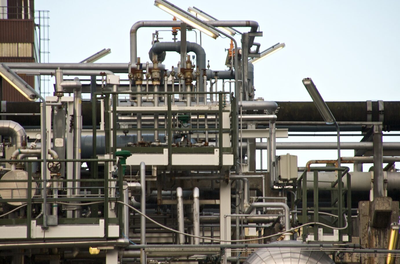 Placeholder photo of industrial piping and valves